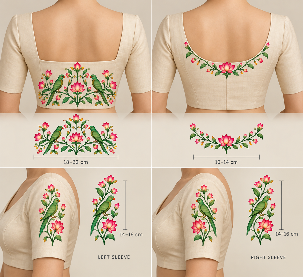 Parrot & Bloom Design 1 - DTF Sticker