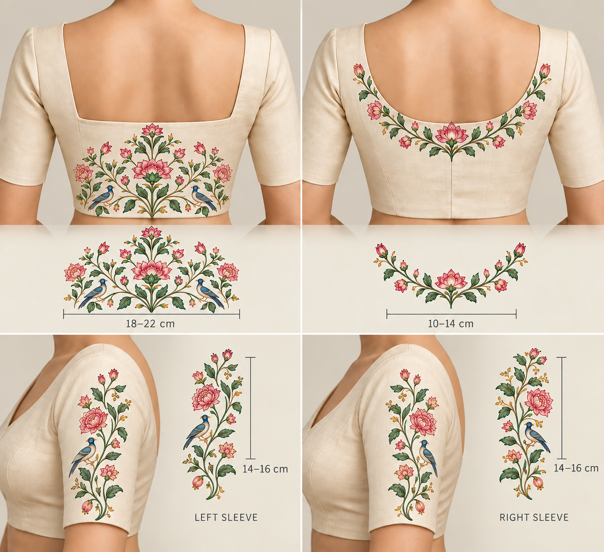 Mughal Garden Design 1 - DTF Sticker