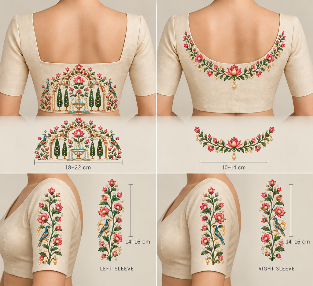 Mughal Garden Design 2 - DTF Sticker